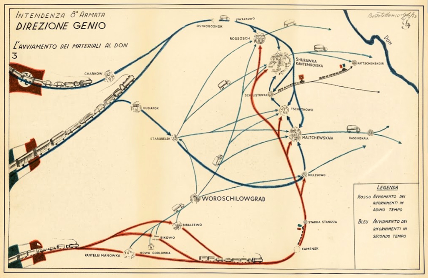 INTENDENZA 8^ ARMATA - DIREZIONE GENIO